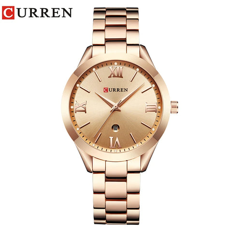 CURREN Gold Watch Women Watches Ladies Creative Steel Women's Bracelet Watches Female.