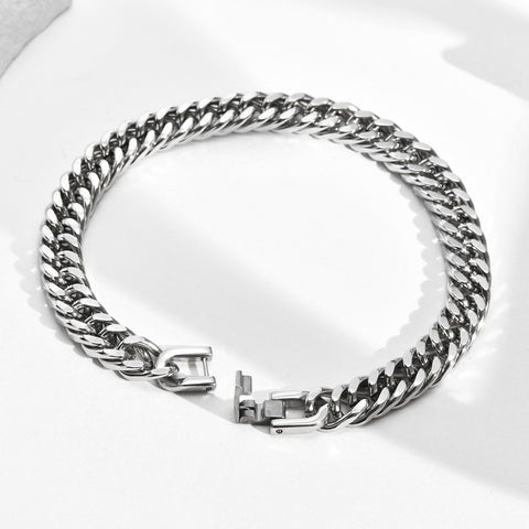 Vnox Men's Bracelet Stainless Steel 8MM