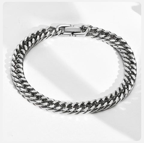 Vnox Men's Bracelet Stainless Steel 8MM